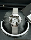 Guess Iconic Quartz Silver Dial Silver Mesh Bracelet Watch For Women - GW0527L1 Buy Now By Guess