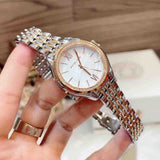 Michael Kors Mindy Three Hand White Dial Two Tone Steel Strap Watch For Women - MK7077 Buy Now By Michael Kors