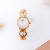 Tissot T Lady Flamingo Mother of Pearl Dial Rose Gold Steel Strap Watch for Women - T094.210.33.116.01 Buy Now By Tissot