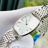 Longines La Grande Classique de Longines Tonneau White Dial Silver Steel Strap Watch for Women - L4.205.4.11.6 Buy Now By Longines