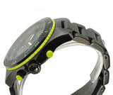 Marc Jacobs Rock Chronograph Black Dial Black Steel Strap Watch for Men - MBM5026 Buy Now By Marc Jacobs