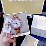 Michael Kors Darci Pave Silver Dial Rose Gold Steel Strap Watch For Women - MK4517 Buy Now By Michael Kors