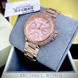 Michael Kors Mini Camille Multifunction Rose Gold Dial Rose Gold Steel Strap Watch For Women - MK7273 Buy Now By Michael Kors