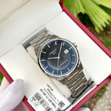 Tissot Luxury Powermatic 80 Black Dial Silver Steel Strap Watch for Men - T086.407.11.201.02 Buy Now By Tissot