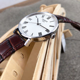 Tissot T Classic Everytime White Dial Brown Leather Strap Watch For Men - T109.410.16.033.00 Buy Now By Tissot