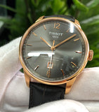 Tissot T Classic Chemin Des Tourelles Powermatic 80 Brown Dial Brown Leather Strap Watch for Men - T099.407.36.447.00 Buy Now By Tissot