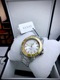 Gucci Dive Automatic 18K Gold Silver Dial Silver Steel Strap Watch for Men - YA136357 Buy Now By Gucci