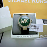 Michael Kors Parker Green Dial Green Leather Strap Watch For Women - MK4724 Buy Now By Michael Kors