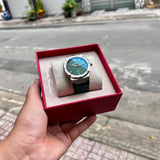 Salvatore Ferragamo F-80 Classic Green Dial Green Leather Strap Watch for Men - SFDT00119 Buy Now By Salvatore Ferragamo