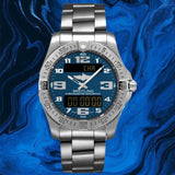 Breitling Aerospace Evo Blue Dial Silver Steel Strap Watch for Men - E79363101C1E1 Buy Now By Breitling