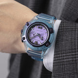 Versace Icon Active Chronograph Purple Dial Blue Silicone Strap Watch For Men - VEZ701523 Buy Now By Versace