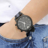 Emporio Armani Luigi Chronograph Quartz Black Dial Two Tone Nylon Strap Watch For Men - AR1948 Buy Now By Emporio Armani