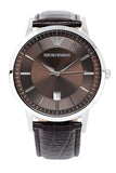 Emporio Armani Renato Classic Brown Dial Brown Leather Strap Watch For Men - AR2413 Buy Now By Emporio Armani
