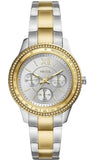 Fossil Stella Sport Multifunction Silver Dial Two Tone Steel Strap Watch for Women - ES5107 Buy Now By Fossil