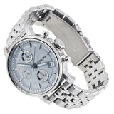 Fossil Boyfriend Chronograph Silver Dial Silver Steel Strap Watch for Women - ES2198 Buy Now By Fossil