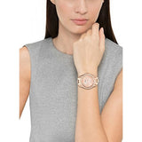 Fossil Riley Multifunction Rose Gold Dial Rose Gold Steel Strap Watch for Women - ES2811 Buy Now By Fossil