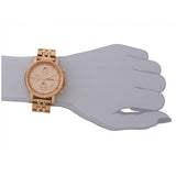 Fossil Boyfriend Chronograph Rose Gold Dial Rose Gold Steel Strap Watch for Women - ES3380 Buy Now By Fossil
