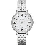 Fossil Jacqueline White Dial Silver Steel Strap Watch for Women - ES3433 Buy Now By Fossil