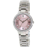 Fossil Virginia Pink Dial Silver Steel Strap Watch for Women - ES3504 Buy Now By Fossil