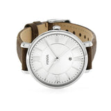 Fossil Jacqueline White Dial Brown Leather Strap Watch for Women - ES3708 Buy Now By Fossil