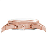 Fossil Boyfriend Multifunction Rose Gold Dial Rose Gold Steel Strap Watch for Women - ES3885 Buy Now By Fossil