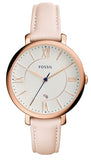 Fossil Jacqueline White Dial Pink Leather Strap Watch for Women - ES3988 Buy Now By Fossil