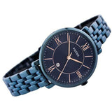 Fossil Jacqueline Blue Dial Blue Steel Strap Watch for Women - ES4094 Buy Now By Fossil
