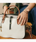 Fossil Tailor Rose Gold Dial Rose Gold Steel Strap Watch for Women - ES4264 Buy Now By Fossil