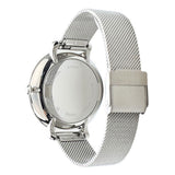Fossil Jacqueline Mother of Pearl Blue Dial Silver Mesh Strap Watch for Women - ES4322 Buy Now By Fossil