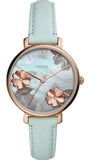 Fossil Jacqueline Multi Colored Dial Blue Leather Strap Watch for Women - ES4813 Buy Now By Fossil