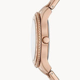 Fossil Stella Sport Multifunction Rose Gold Dial Rose Gold Steel Strap Watch for Women - ES5106 Buy Now By Fossil