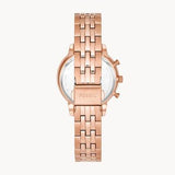 Fossil Boyfriend Chronograph Rose Gold Dial Rose Gold Steel Strap Watch for Women - ES3380 Buy Now By Fossil