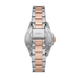 Fossil Blue Dive Three Hand Gray Dial Two Tone Steel Strap Watch For Women - ES5348 Buy Now By Fossil