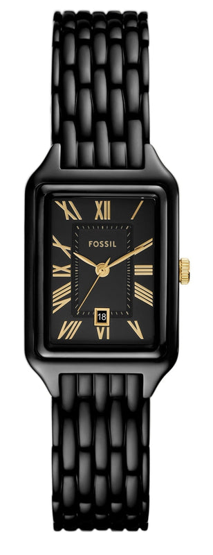 Fossil Raquel Black Dial Black Metal Bracelet Watch for Women - ES5385 Authentic Buy Shop Now