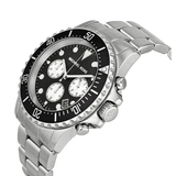 Michael Kors Everest Chronograph Black Dial Silver Steel Strap Watch For Men - MK8256 Buy Now By Michael Kors