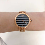 Emporio Armani Arianna Quartz Grey Dial Rose Gold Steel Strap Watch For Women - AR11220 Buy Now By Emporio Armani