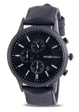 Emporio Armani Renato Chronograph Black Dial Black Nylon Strap Watch For Men - AR11457 Buy Now By Emporio Armani