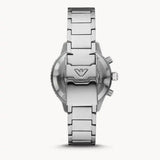 Emporio Armani Diver Chronograph Quartz Black Dial Silver Steel Strap Watch For Men - AR11360 Buy Now By Emporio Armani