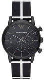 Emporio Armani Classic Black Dial Black Leather Strap Watch For Men - AR1860 Buy Now By Emporio Armani