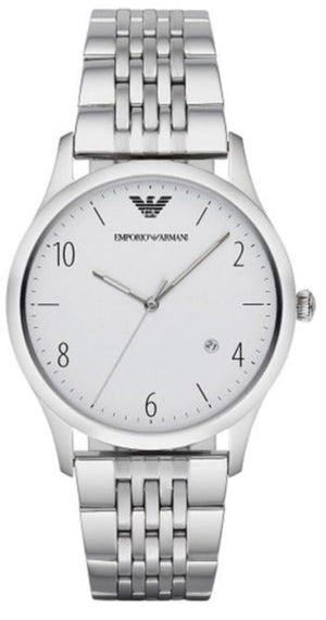 Emporio Armani Classic Silver Dial Silver Steel Strap Watch For Men - AR1867 Buy Now By Emporio Armani