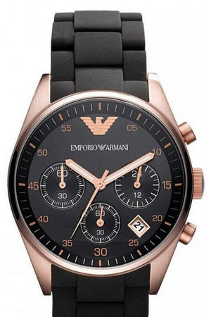 Emporio Armani Sportivo Black Dial Black Steel Strap Watch For Women - AR5906 Buy Now By Emporio Armani