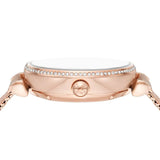 Emporio Armani Meccanico Automatic White Dial Rose Gold Mesh Strap Watch For Women - AR60063 Buy Now By Emporio Armani