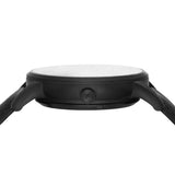 Emporio Armani Meccanico Automatic Black Dial Black Leather Strap Watch For Men - AR60042 Buy Now By Emporio Armani