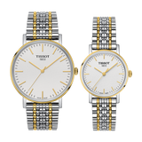 Tissot T Classic Everytime Small White Dial Two Tone Mesh Bracelet Watch For Women - T109.210.22.031.00 Buy Now By Tissot