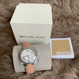 Michael Kors Camille Three-Hand Crystals White Dial Pink Leather Strap Watch for Women - MK2963 Buy Now By Michael Kors