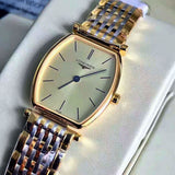 Longines La Grande Classique Tonneau 22 Yellow Gold Watch for Women - L4.205.2.32.7 Buy Now By Longines