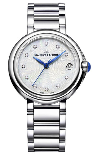 Maurice Lacroix Fiaba Mother of Pearl Dial Silver Steel Strap Watch for Women - FA1004-SS002-170-1 Buy Now By Maurice Lacroix