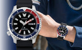 Citizen Promaster Automatic 200M Diver Fugu Limited Edition Black Dial Black Rubber Strap Watch For Men - NY0110 Buy Now By Citizen