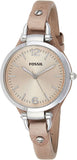 Fossil Georgia Bone Grey Dial Beige Leather Strap Watch for Women - ES2830 Buy Now By Fossil