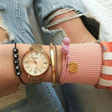 Fossil Jacqueline Rose Gold Dial Rose Gold Steel Strap Watch for Women - ES3435 Buy Now By Fossil